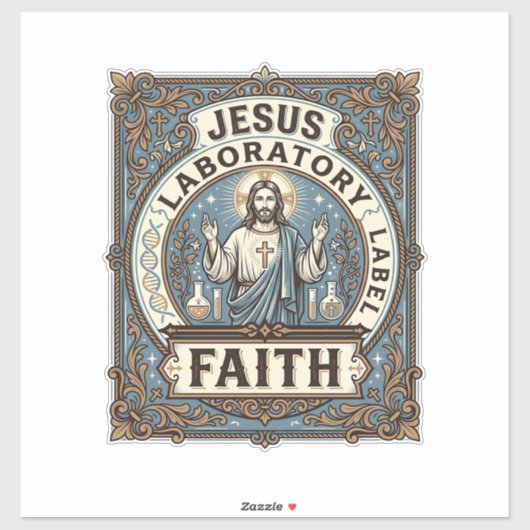 Jesus Laboratorium Label Geloof Jesus Laboratorium (Vel)