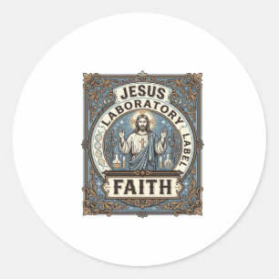 Jesus Laboratorium Label Geloof Jesus Laboratorium