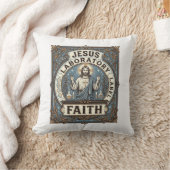 Jesus Laboratorium Label Geloof Jesus Laboratorium Kussen (Deken)