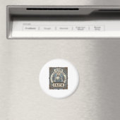 Jesus Laboratorium Label Geloof Jesus Laboratorium Magneet (Insitu (Vaatwasser))