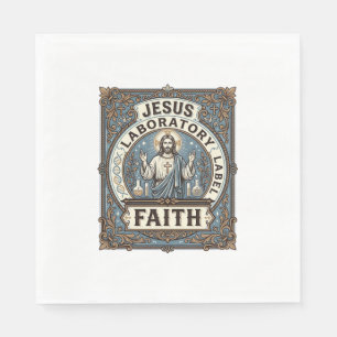 Jesus Laboratorium Label Geloof Jesus Laboratorium Servet