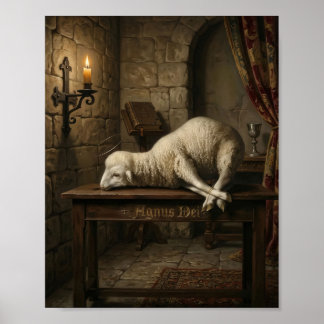 Jesus Lam Gods - Agnus Dei Poster
