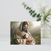 JESUS & LAM GOEDE HERDER KAAART BRIEFKAART (Staand voorkant)