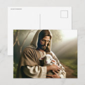 JESUS & LAM GOEDE HERDER KAAART BRIEFKAART (Voorkant / Achterkant)