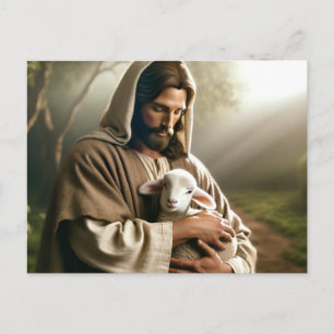 JESUS & LAM GOEDE HERDER KAAART BRIEFKAART