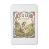 Jesus Lam Weide Schattig Jesus Lam Weide Schattig Badmat (Voorkant Verticaal)
