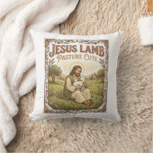 Jesus Lam Weide Schattig Jesus Lam Weide Schattig Kussen (Deken)