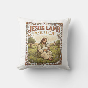 Jesus Lam Weide Schattig Jesus Lam Weide Schattig Kussen