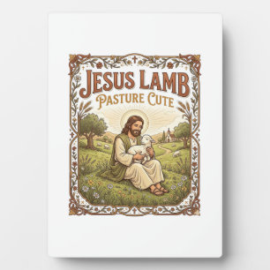 Jesus Lam Weide Schattig Jezus Lam Weide Schattig  Fotoplaat