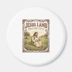 Jesus Lam Weide Schattig Jezus Lam Weide Schattig  Magneet