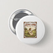Jesus Lam Weide Schattig Jezus Lam Weide Schattig Ronde Button 5,7 Cm (Voorkant /achterkant)