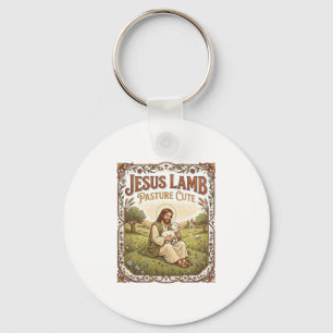 Jesus Lam Weide Schattig Jezus Lam Weide Schattig Sleutelhanger