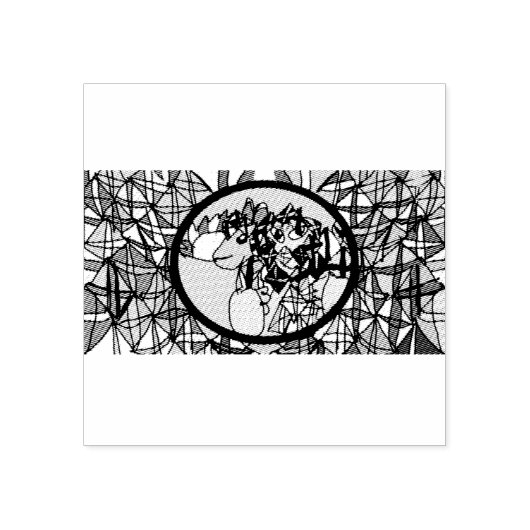 Jesus Lamb Rubberstempel (Afrduk)