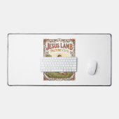 Jesus Lammer Weide Schattig Jesus Lammer Weide Sch Bureaumat (Keyboard & Muis)