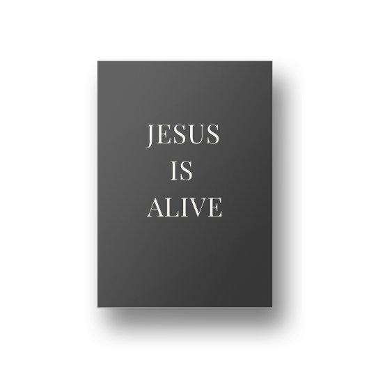Jesus Leeft Christelijke Muur Kunst Poster