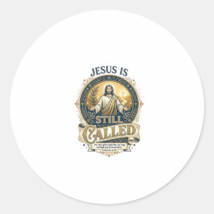 Jesus Leeg Nest Later Leven Heruitvinding T-shirt  Ronde Sticker
