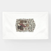 Jesus Letterpress Drukkerij Jesus Letterpress Spandoek (Horizontaal)