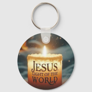 Jesus Licht van de Wereld Kerstmis Geboorte Dubbel Sleutelhanger