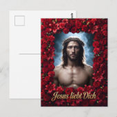 Jesus liebt dich briefkaart (Voorkant / Achterkant)