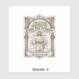 Jesus Liedboek Pagina Typografie Jesus Liedboek Pa Sticker