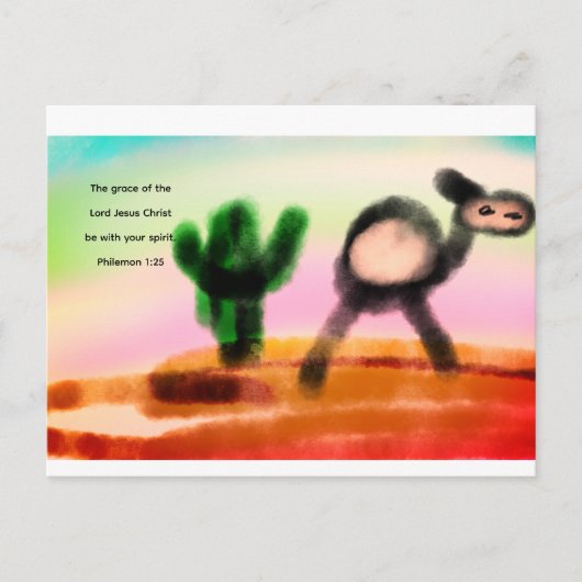 jésus liefde  briefkaart (Voorkant)