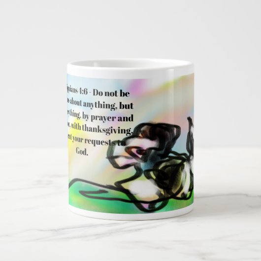 jesus liefde grote koffiekop (Voorkant)