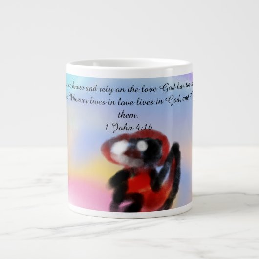 jésus liefde grote koffiekop (Voorkant)