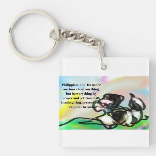 jesus liefde sleutelhanger (voorkant)