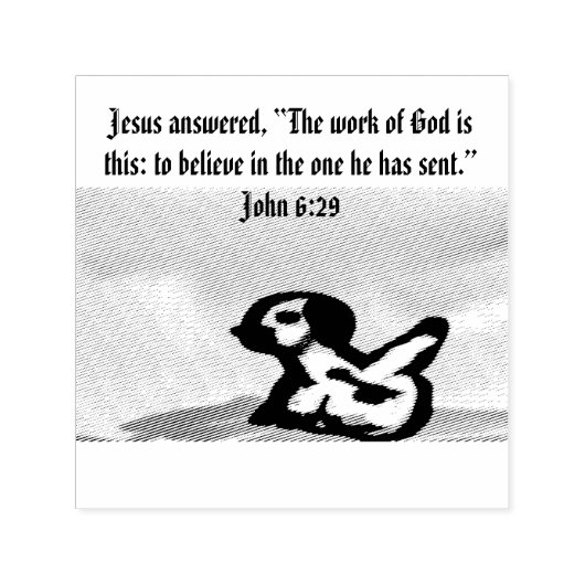 jesus liefde voor altijd  zelfinktende stempel (Design)
