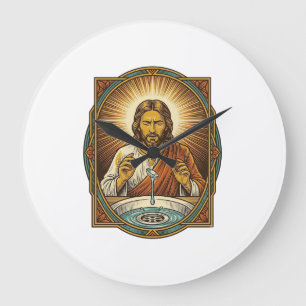 Jesus liet contactlens in de afvoer van de badkame grote klok