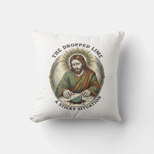 Jesus liet limoen wig vuile vloer Tequila Feestje Kussen