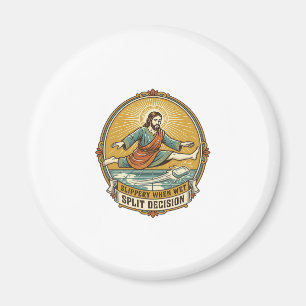 Jesus liet natte zeep vallen op badkamervloer Clum Magneet