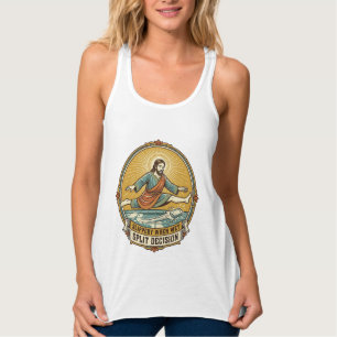 Jesus liet natte zeep vallen op badkamervloer Clum Tanktop