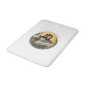Jesus liet telefoon gezicht plat beton paniek sche badmat (Gekanteld)
