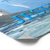 Jesus Light house art Poster (Hoek)