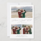 Jesus Light of the World Religious 3 Photo Feestdagenkaart (Voorkant)