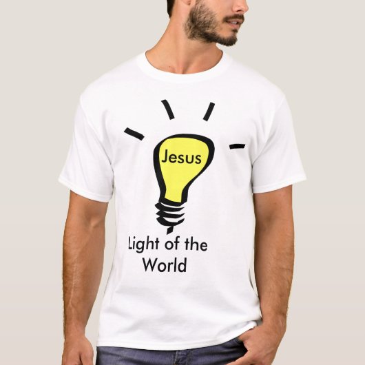 Jesus - Light of the World T-shirt (Voorkant)