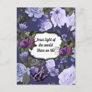 Jesus Light van de World Floral Briefkaart Designe