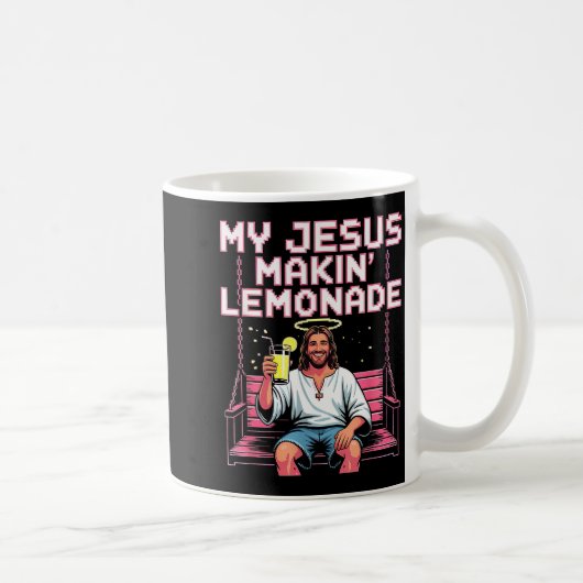 Jesus Limonade Grappig Christelijk Meme  Koffiemok (Rechts)