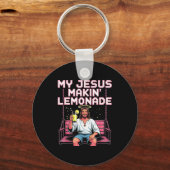 Jesus Limonade Grappige Christelijke Meme Sleutelhanger (Voorkant)