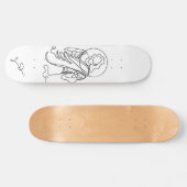 Jesus Lined Art Print Persoonlijk Skateboard (Horizontaal)