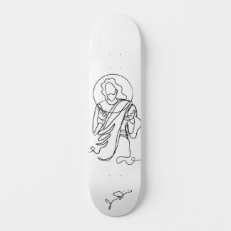 Jesus Lined Art Print Persoonlijk Skateboard