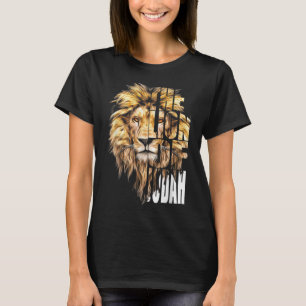 Jesus Lion Judah Christelijke Gift voor Mannen T-shirt