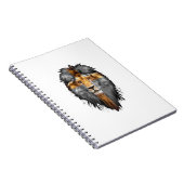Jesus Lion Judah Jesus Cross Faith Christelijke me Notitieboek (Rechterzijde)
