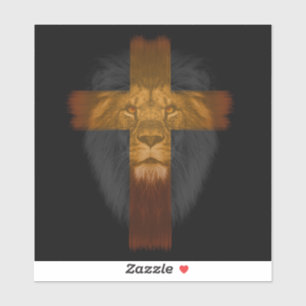 Jesus Lion Judah Vinyl Sticker