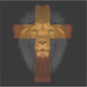 Jesus Lion Judah Vinyl Sticker (Voorkant)