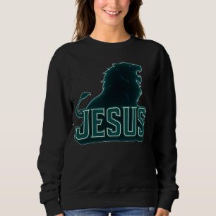 Jesus Lion of Judah football kleuren Trui