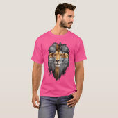 Jesus Lion of Judah funny girl T-shirt (Voorkant volledig)