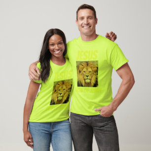 JESUS LION OF JUDAH T-shirts, zwart T-shirt
