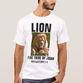 JESUS, LION OF THE TRIBE OF JUDAH, T-shirts (Voorkant)